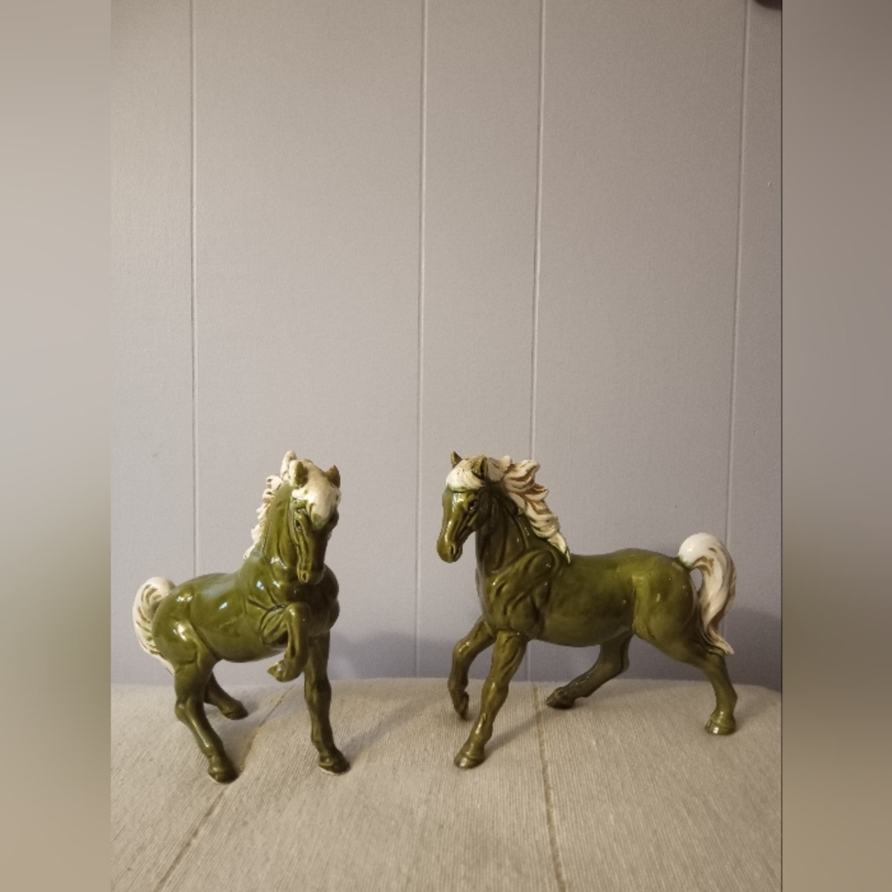 Vintage Ceramic Horse Figurines